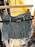 Ladies Pleated Mini Skirt With Belt